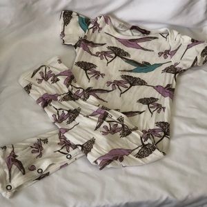 Organic short sleeve onesie